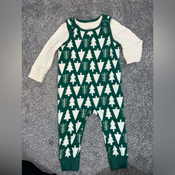 Hanna Andersson Baby Overall & Tee Set In Cotton Jersey - Picture 7 of 12